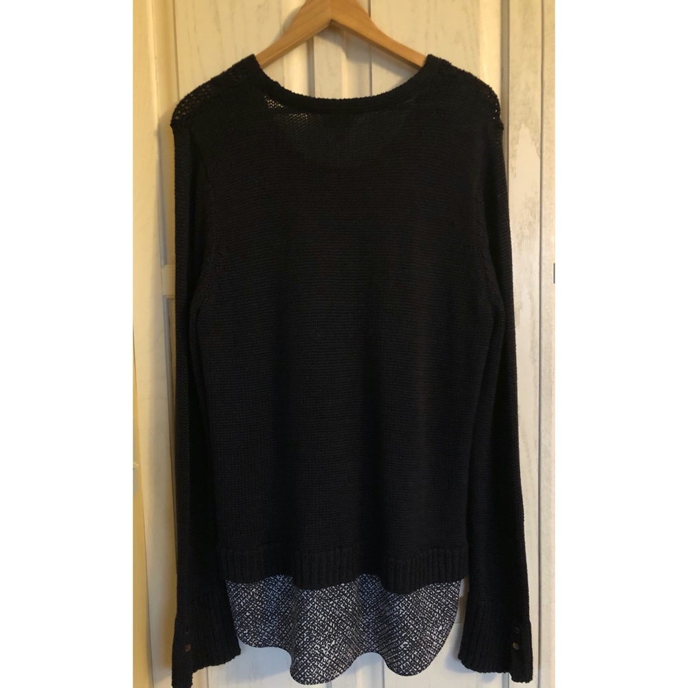 Black Cable Knit Calvin Klein Sweater